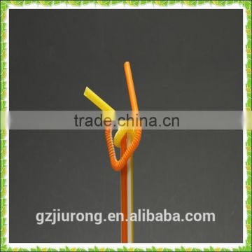 Individual wrapped drinking straws/folding drinking straw/flexible drinking straw