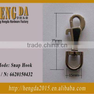 Snap spring hooks for bag accessories