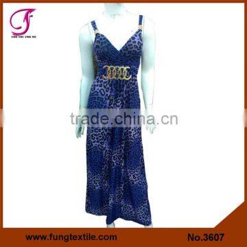 3607 Long Style Micoro Fiber Latest Dress Designs