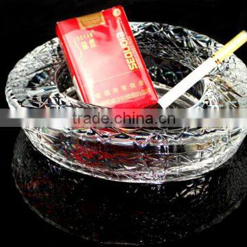 HYAS-06 Large Engraved Crystal Ashtray for Wholesale photo-2