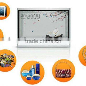 Richtech 12''-42'' Transparent LCD Fancy Showcase for Advertising photo-2