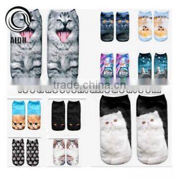 No Show Custom Sublimation Photo Print Socks photo-1