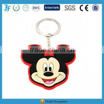 Mickey mouse cartoon keychain/Mickey mouse silicone keychain