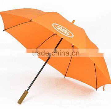 30 Inch Clubs Fiberglass Orange Golf Custom Print Umbrella photo-2