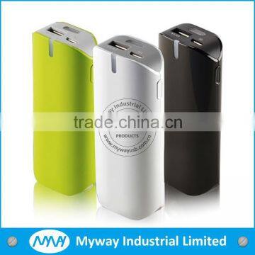 fast speed conversion universal mobile battery power bank with LED flash light