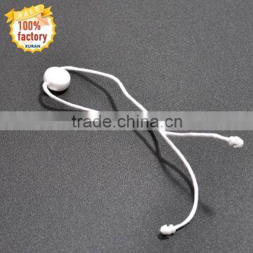 hang tag plastic string/hang tag with hole/hang tag with plastic seal