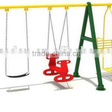 Kid's Outdoor Playground Round Rattan Folding Outdoor Bed Outdoor Swing