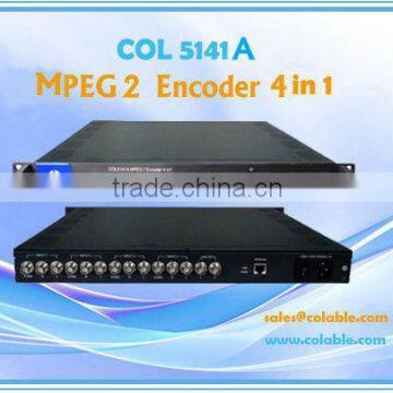 Vedio Encoder/SD encoder/ MPEG-2 4channels Encoder (4 in 1)