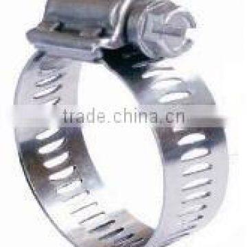 Heavy duty hose clamp--American style