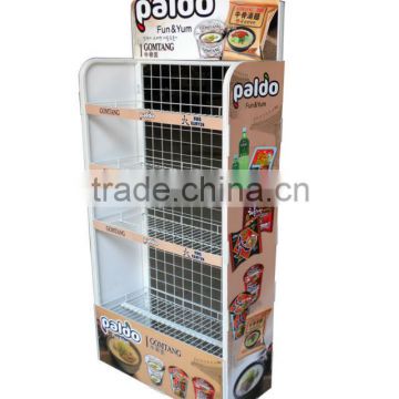 2014 Best selling supermarket metal display stand