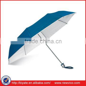 fold umbrella with silver coating inside