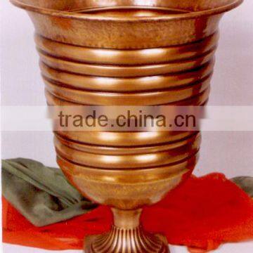 Gold Metal Vase