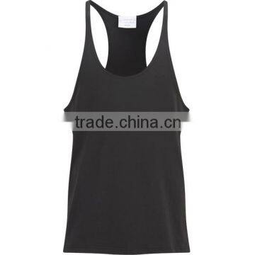 100% black cotton men vest comfortable singlet men