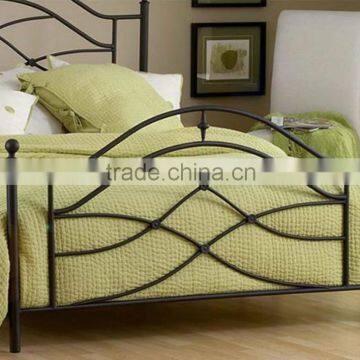 Contracted European style cheap unfold steel bed