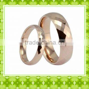 diamond cut tungsten wedding rings for couple #64017