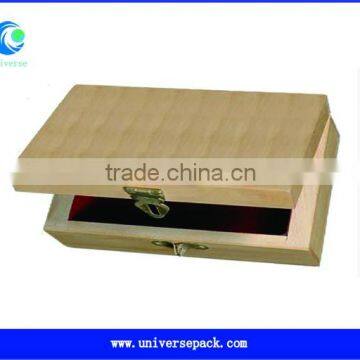 Blank Solid Wood Packing Box With Metal Buckle For Hot Sale Boxes Made In China