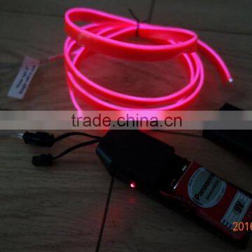Pink 9V Battery Portable "Polar light 2"2.3mm Single welt EL WIRE