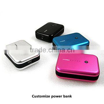 2016 newly 4800mah power bank Customize any logo