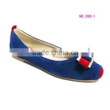 confortable summer ladies flat shoes with bowknot