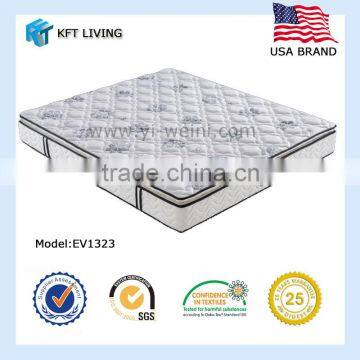 Harden 6 turns stainless steel spring with thicken comressed foam mattress EV1323