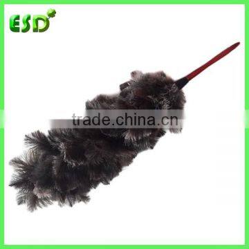 Large Natural Ostrich Feather Duster With Wooden Handle