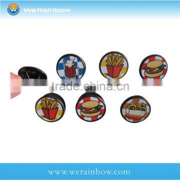 advertising office round shaped plastic clip