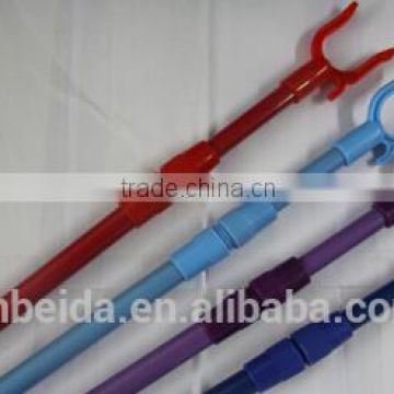 Powder coating Inner locking Telescopic cloth hanger fork with high quanlity