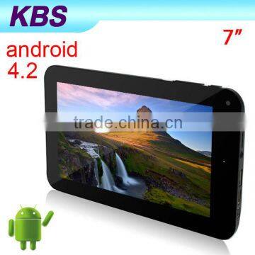 7 Inch Android 4.2 Portable Fashion Tablet Pc 512MB DDR3 4G Flash WIFI And Extra 3G