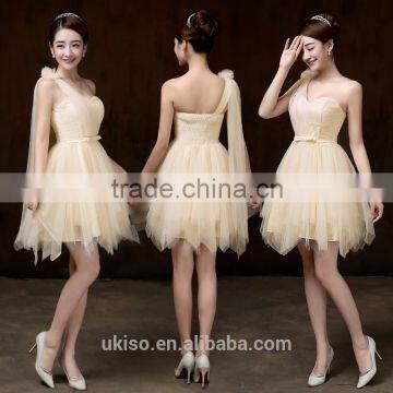 Pink Champagne Violet White Sky Blue Purple Chiffon Wedding Bridesmaid Dress Patterns Short Prom Gowns Party Princess Ball Dress photo-2