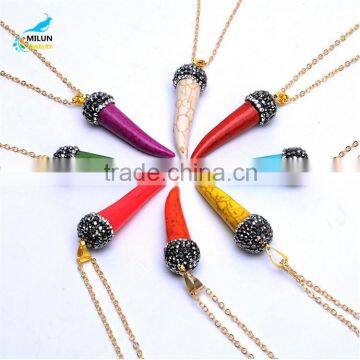 2016 Hot Selling Jewellery Necklace Chili Gemstone Pendant Necklace Statement Necklace Jewelry Necklace photo-6