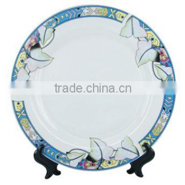 8'' Plate with Colourful Pattern Plate / Blank ceramic plate/ Personalized plate/ Plate for sublimation/ Good decorated plate