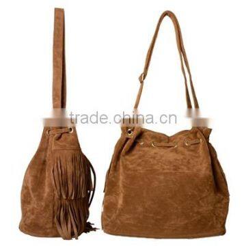 2015 Hot Sale Women Tassel Bag Faux Suede Shoulder Bag Women Messenger Bag Wholesale