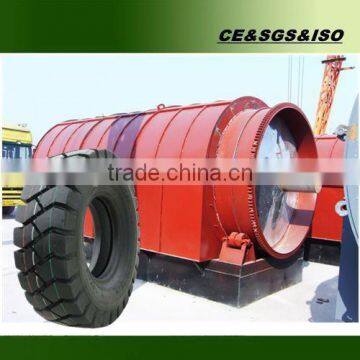 Non-pollution New type tyre recycling plant waste rubber pyrolysis