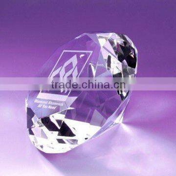 pure crystal glass diamond for wedding gift(R-0153)