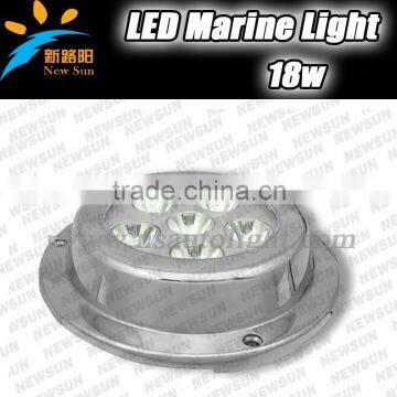 18w Stainless Steel LED Aquarium Light For Marine Use Pool Light For Barge