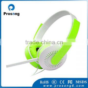 Hot selling cheap colorful smart headset with throat mic