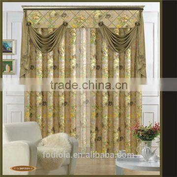 New printed curtain fabric China manufacturer