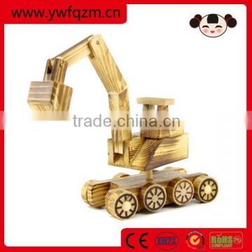 Hot Sell Wooden Toy Excavator