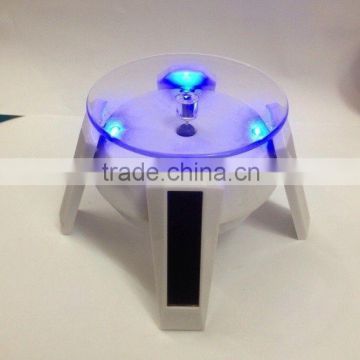 Solar Rotary with LED Power Jewelry display stand