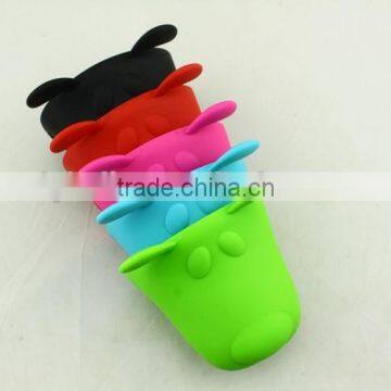 Funny Heat-resistant Dog Head Silicone Oven Mitts photo-3