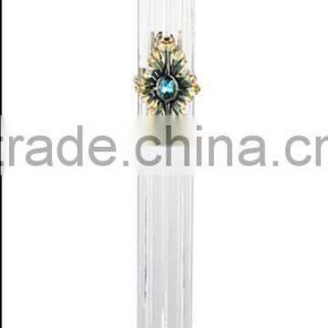 Pewter Design Crystal Candlestick Holder Candle Stand Craft and Gift Home Decoration Romantic Design