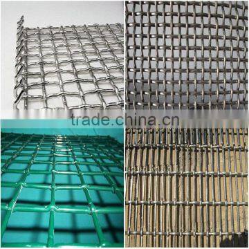 plain woven stainless steel crimped wire mesh gi crimped wire mesh