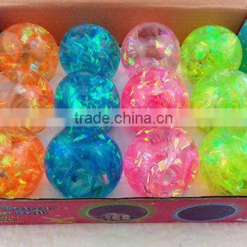 Funny Cool Children's Toys Lead Crystal Elastic Ball Flash Bouncing Ball With Cute Small Fish photo-2