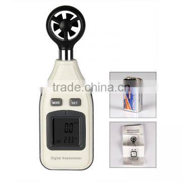 LCD Pocket Smart Anemometer Air Wind Speed Scale Meter Measure Velocity GM816A photo-3