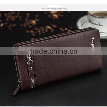 Credit Card Use and Leather Material Rfid Blocking Wallets For Men With Baellerry Brand photo-6