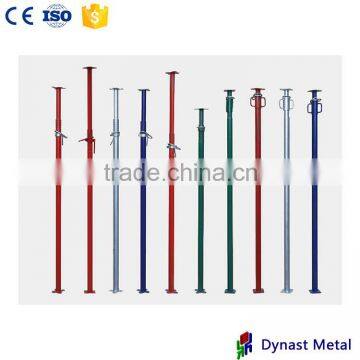 Trade assurance colour coated adjustable galvanized adjustable scaffolding acrow jack from china supplier scaffolding steel prop