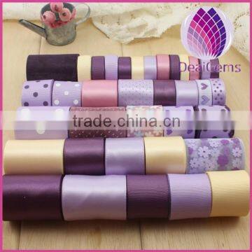 Satin/grosgrain Mix ribbon set for making jewelry