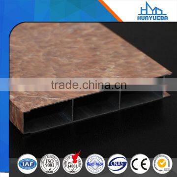 Wood Grain Decoration Aluminium Profiles photo-2