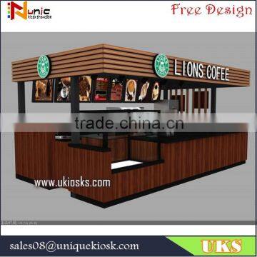 Starbucks coffee kiosk / 5m by 3m espresso kiosk design for shopping mall