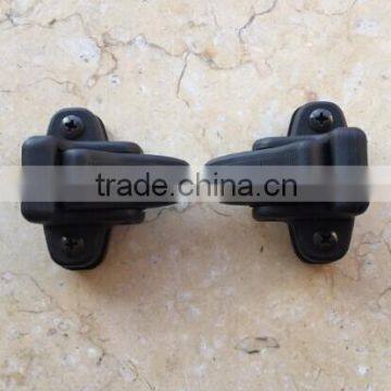 Pair of plastic kobelco sk200-3/5/6/8 Digger Excavator DOOR glass windshield buckle screw eye center distance of 4 cm